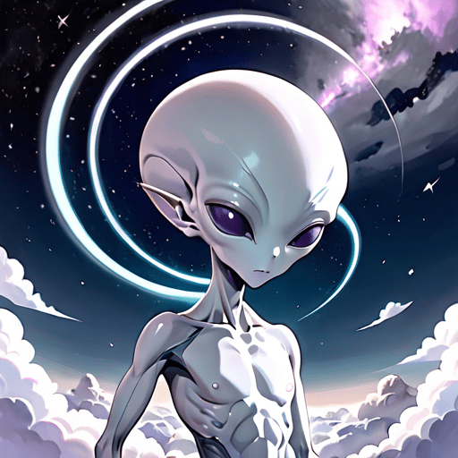 Portrait of Grey Alien